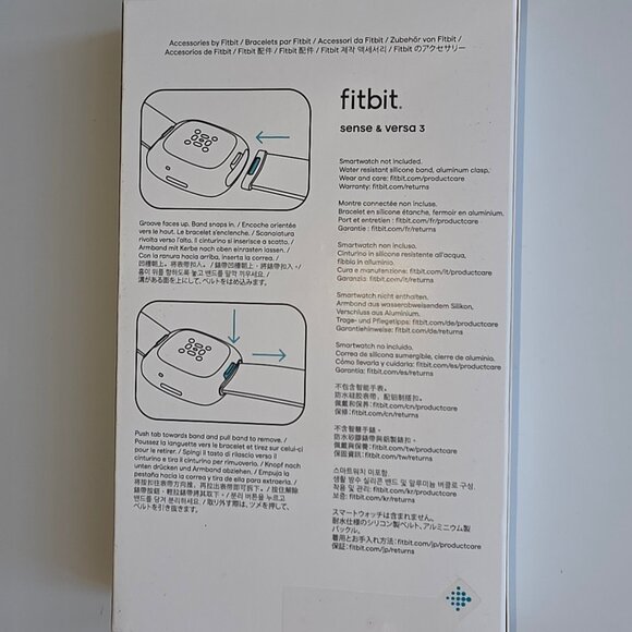 Original OEM Fitbit Versa 3/Sense Sport Band – Black – NWT – Size S/P - Picture 3 of 4